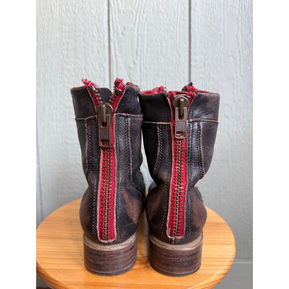 Freebird Liverpool Black Combat Boots,  size 9 RARE - Picture 5 of 7